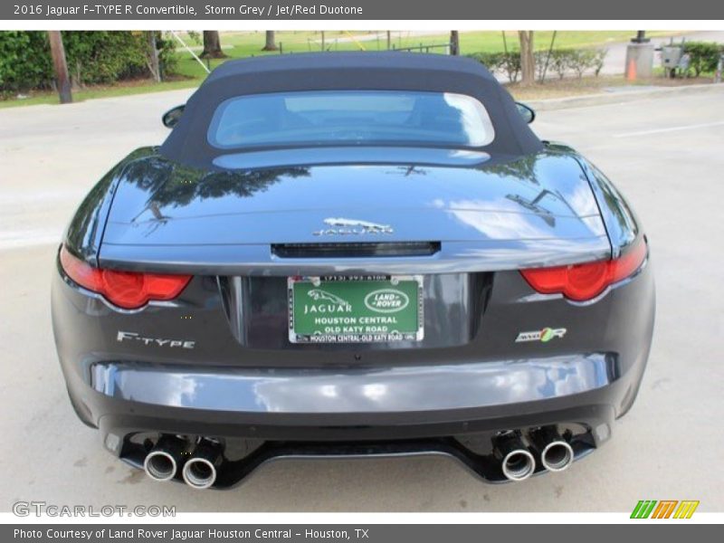 Storm Grey / Jet/Red Duotone 2016 Jaguar F-TYPE R Convertible