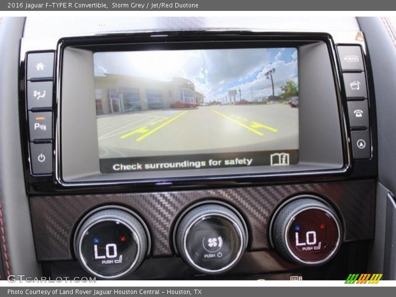 Controls of 2016 F-TYPE R Convertible