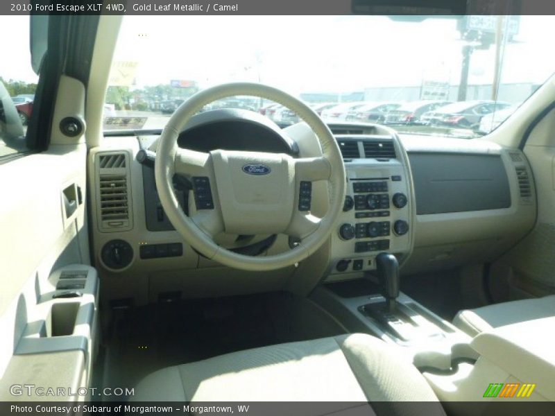 Gold Leaf Metallic / Camel 2010 Ford Escape XLT 4WD