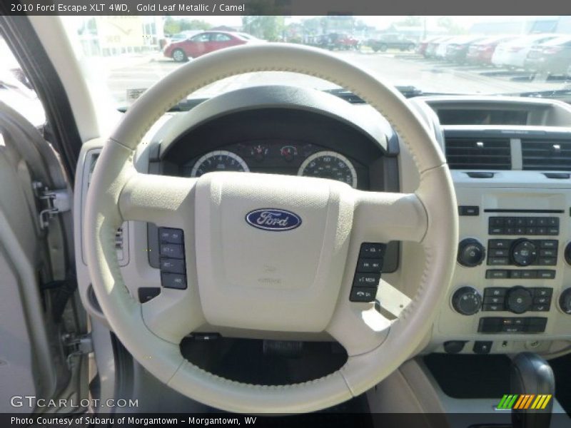 Gold Leaf Metallic / Camel 2010 Ford Escape XLT 4WD