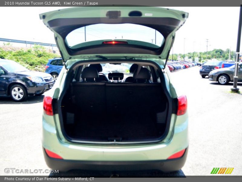 Kiwi Green / Taupe 2010 Hyundai Tucson GLS AWD
