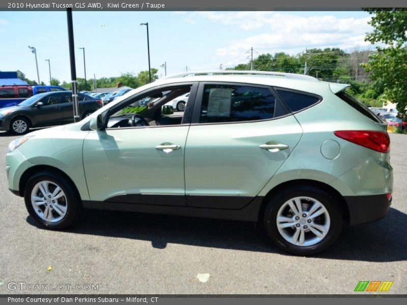 Kiwi Green / Taupe 2010 Hyundai Tucson GLS AWD