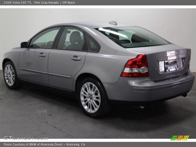 Flint Gray Metallic / Off Black 2006 Volvo S40 T5