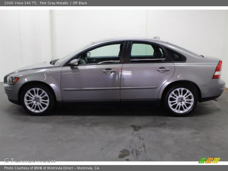 Flint Gray Metallic / Off Black 2006 Volvo S40 T5