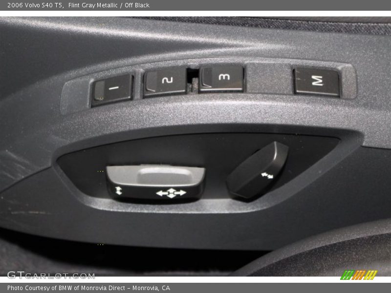 Flint Gray Metallic / Off Black 2006 Volvo S40 T5