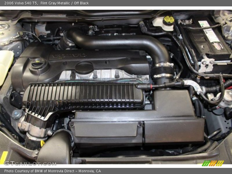 Flint Gray Metallic / Off Black 2006 Volvo S40 T5