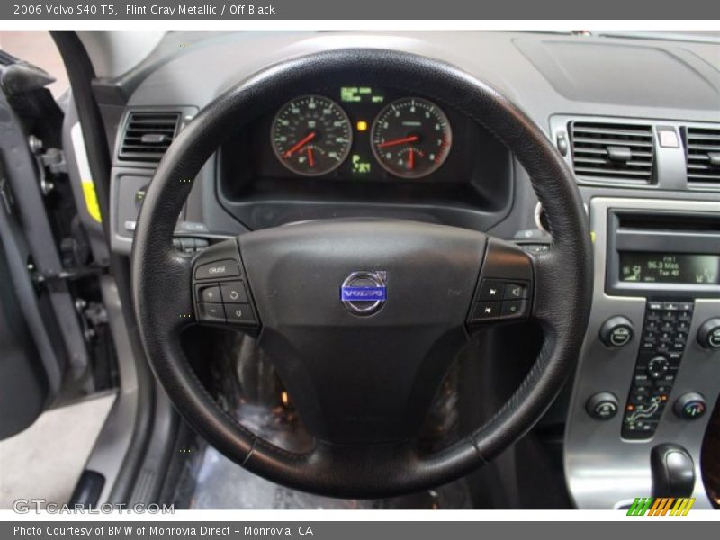 Flint Gray Metallic / Off Black 2006 Volvo S40 T5