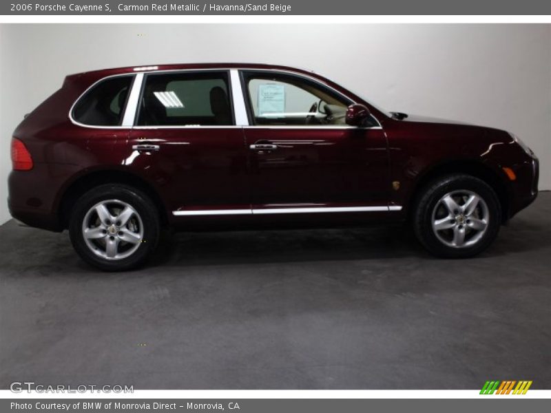 Carmon Red Metallic / Havanna/Sand Beige 2006 Porsche Cayenne S