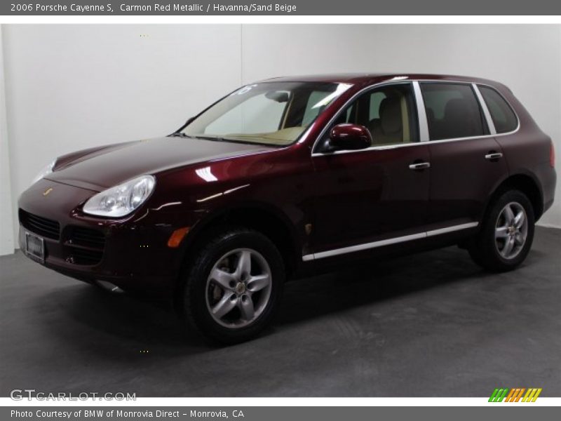 Carmon Red Metallic / Havanna/Sand Beige 2006 Porsche Cayenne S