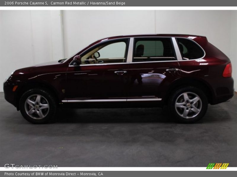 Carmon Red Metallic / Havanna/Sand Beige 2006 Porsche Cayenne S
