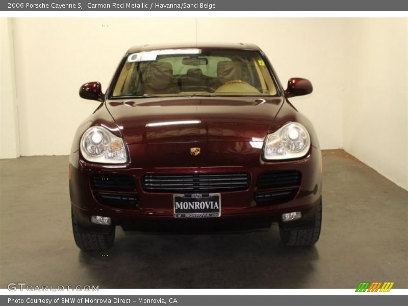 Carmon Red Metallic / Havanna/Sand Beige 2006 Porsche Cayenne S