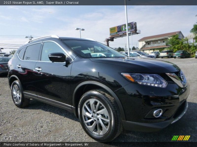 Super Black / Charcoal 2015 Nissan Rogue SL AWD