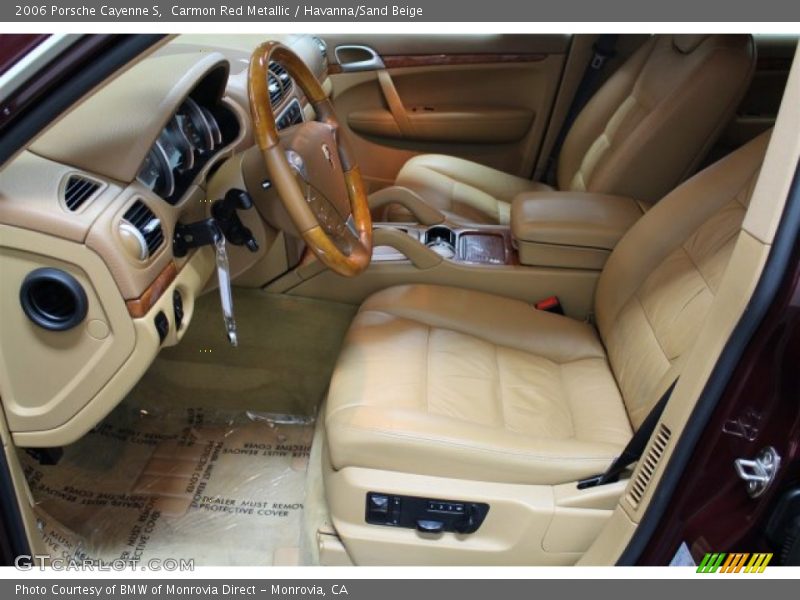 Carmon Red Metallic / Havanna/Sand Beige 2006 Porsche Cayenne S
