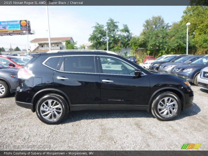 Super Black / Charcoal 2015 Nissan Rogue SL AWD