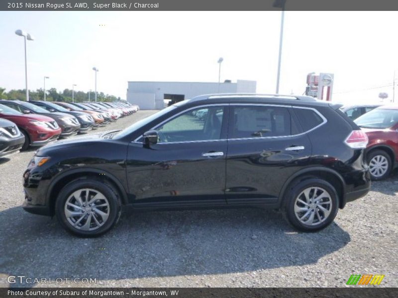 Super Black / Charcoal 2015 Nissan Rogue SL AWD