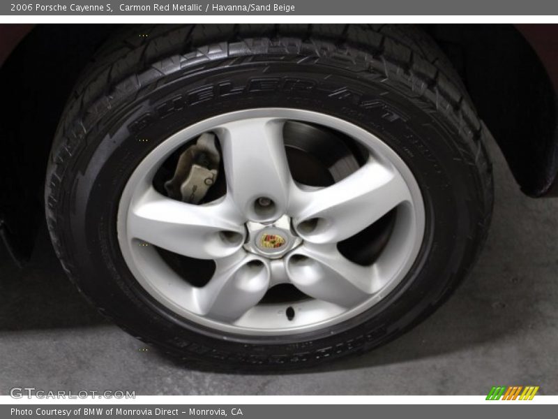 Carmon Red Metallic / Havanna/Sand Beige 2006 Porsche Cayenne S