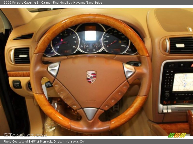 Carmon Red Metallic / Havanna/Sand Beige 2006 Porsche Cayenne S