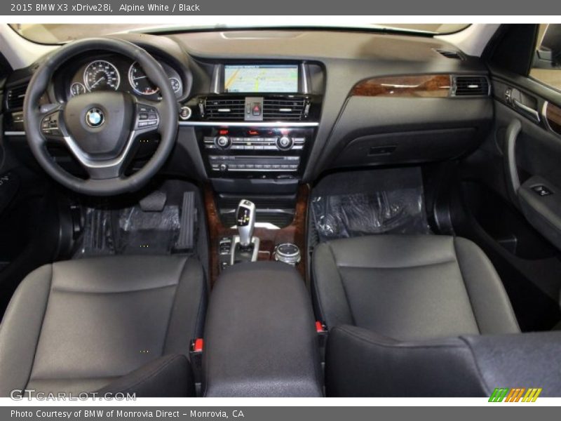 Alpine White / Black 2015 BMW X3 xDrive28i