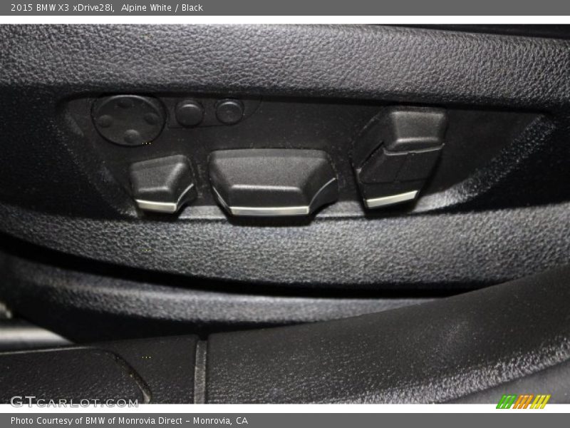 Alpine White / Black 2015 BMW X3 xDrive28i