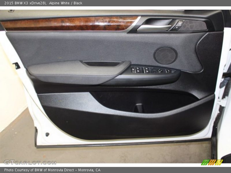 Alpine White / Black 2015 BMW X3 xDrive28i