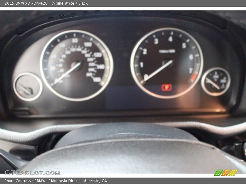 Alpine White / Black 2015 BMW X3 xDrive28i