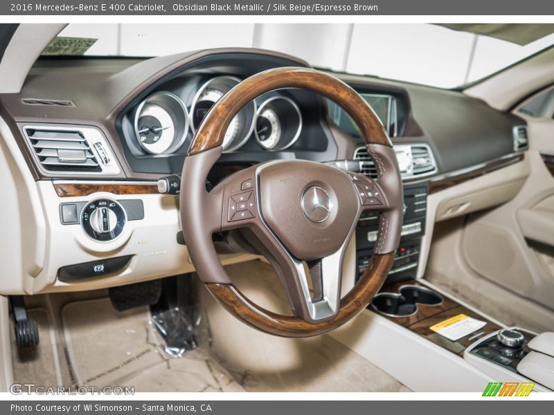 Dashboard of 2016 E 400 Cabriolet