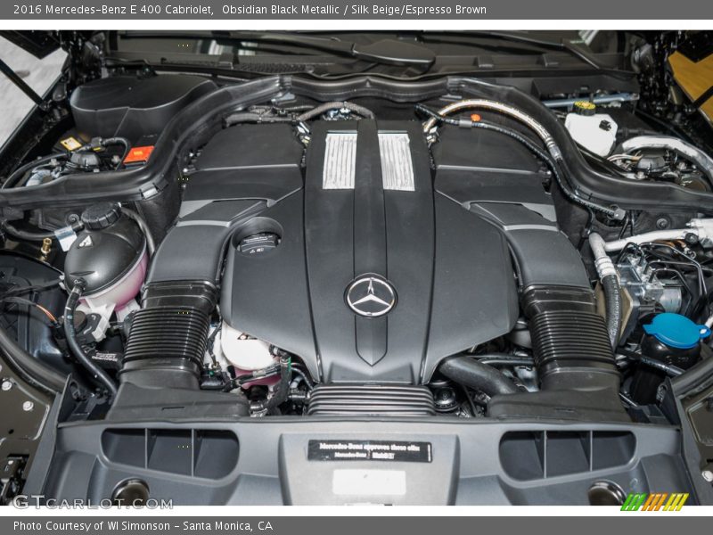  2016 E 400 Cabriolet Engine - 3.0 Liter DI biturbo DOHC 24-Valve VVT V6