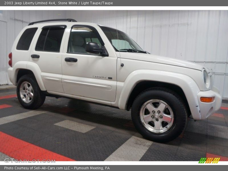 Stone White / Light Taupe/Taupe 2003 Jeep Liberty Limited 4x4