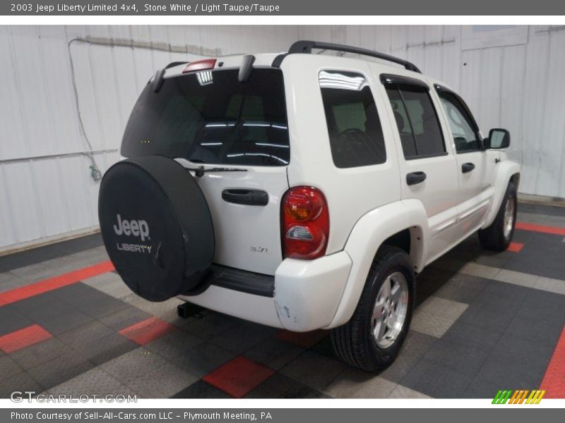 Stone White / Light Taupe/Taupe 2003 Jeep Liberty Limited 4x4