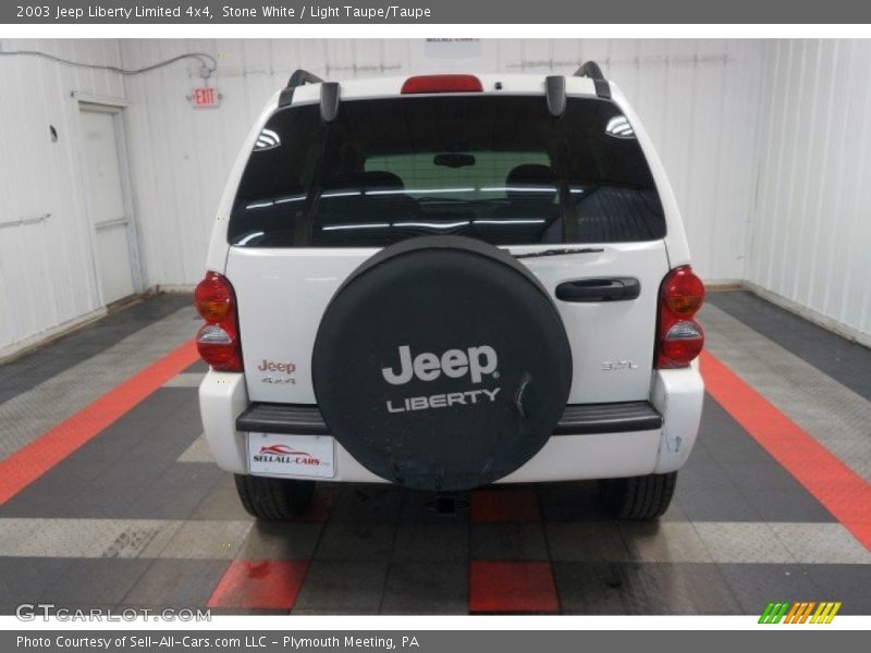 Stone White / Light Taupe/Taupe 2003 Jeep Liberty Limited 4x4