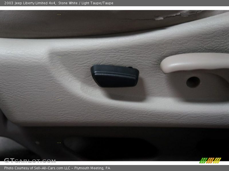 Stone White / Light Taupe/Taupe 2003 Jeep Liberty Limited 4x4