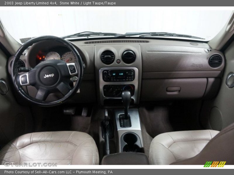 Stone White / Light Taupe/Taupe 2003 Jeep Liberty Limited 4x4