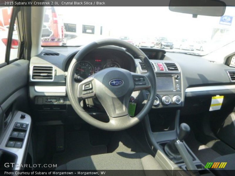Crystal Black Silica / Black 2015 Subaru XV Crosstrek 2.0i
