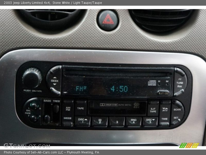 Stone White / Light Taupe/Taupe 2003 Jeep Liberty Limited 4x4