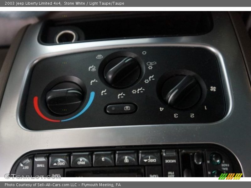 Stone White / Light Taupe/Taupe 2003 Jeep Liberty Limited 4x4