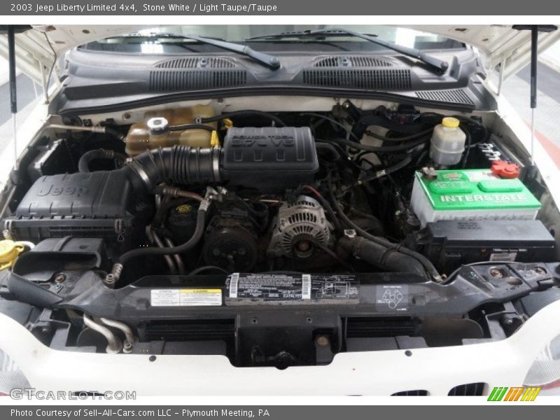 Stone White / Light Taupe/Taupe 2003 Jeep Liberty Limited 4x4