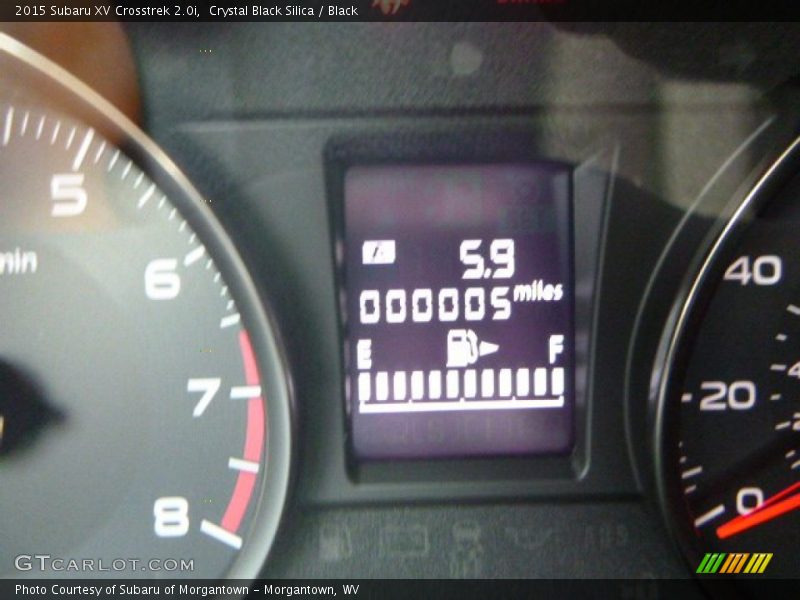 Crystal Black Silica / Black 2015 Subaru XV Crosstrek 2.0i