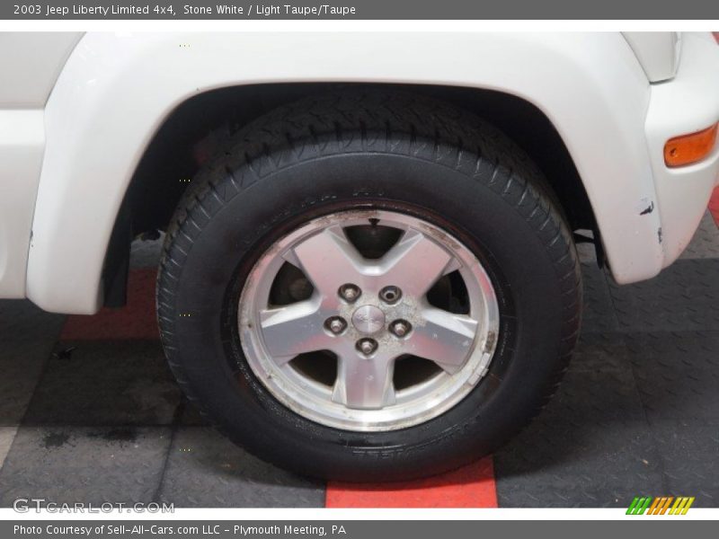Stone White / Light Taupe/Taupe 2003 Jeep Liberty Limited 4x4