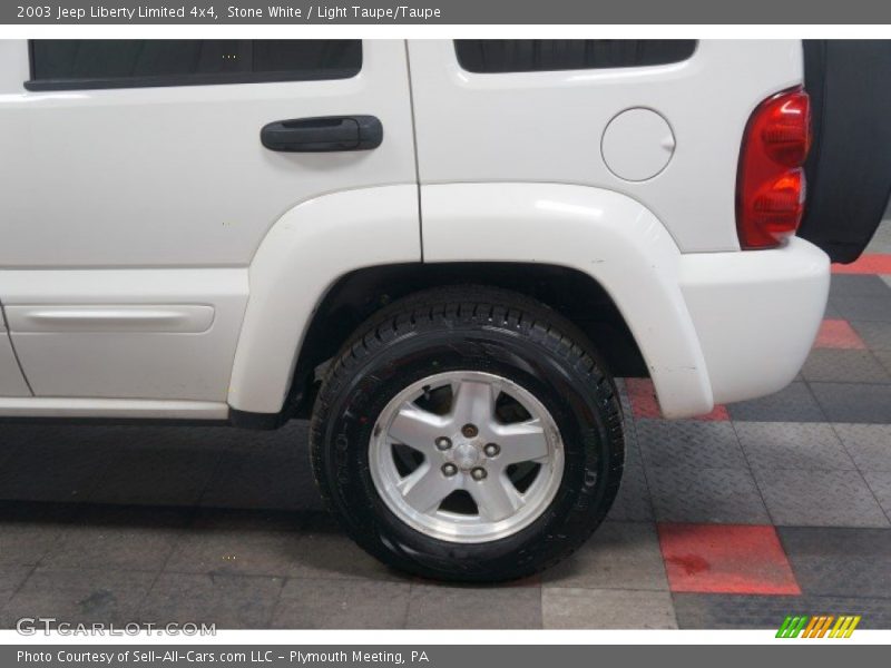 Stone White / Light Taupe/Taupe 2003 Jeep Liberty Limited 4x4
