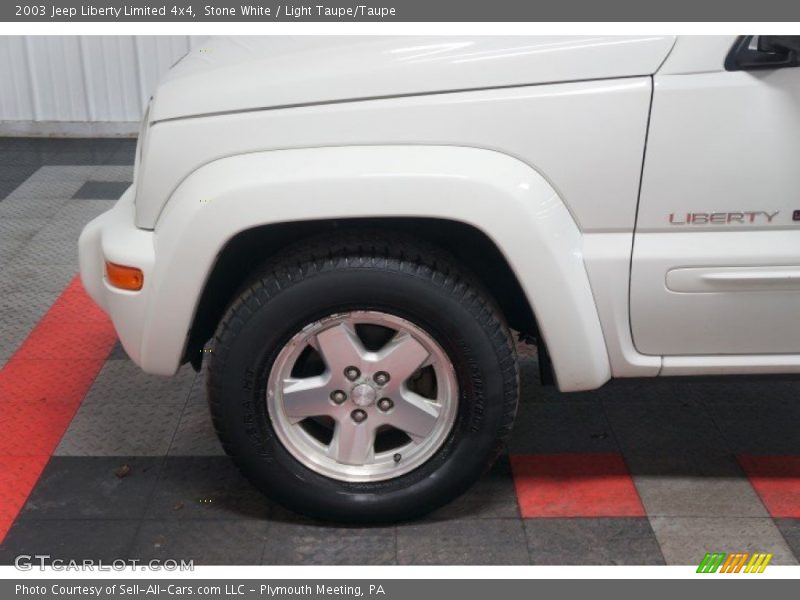 Stone White / Light Taupe/Taupe 2003 Jeep Liberty Limited 4x4