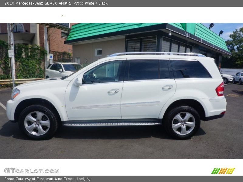 Arctic White / Black 2010 Mercedes-Benz GL 450 4Matic