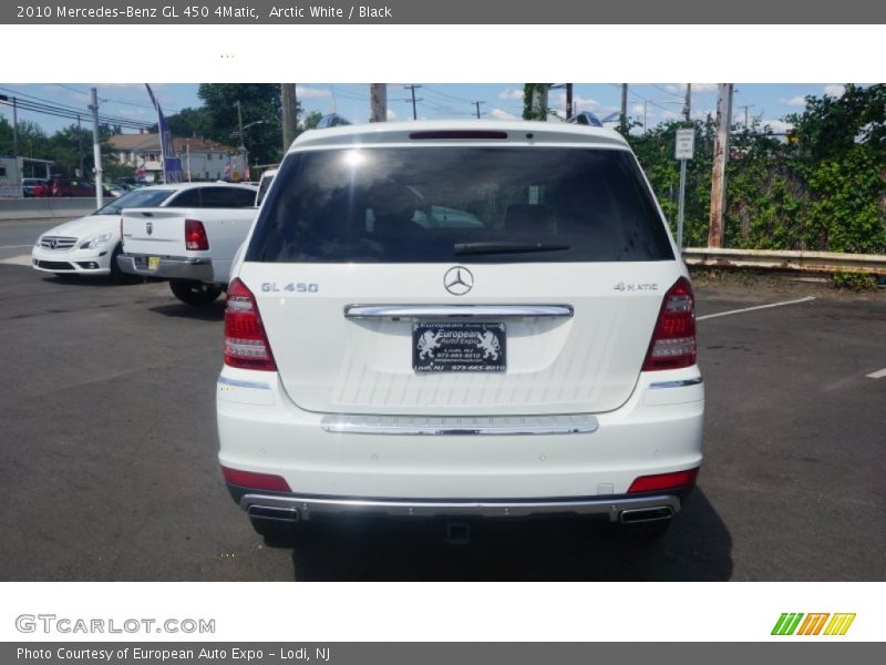 Arctic White / Black 2010 Mercedes-Benz GL 450 4Matic