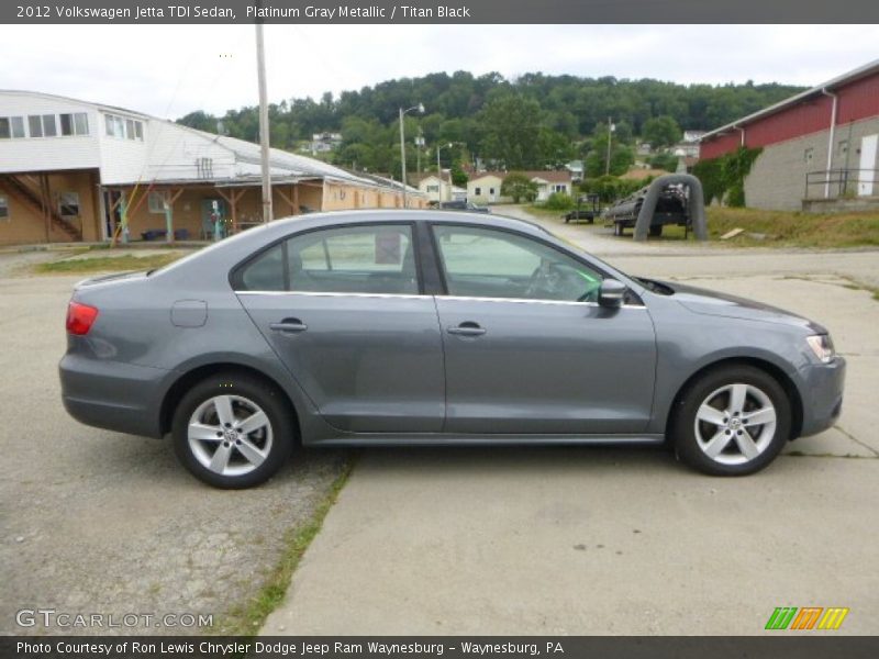 Platinum Gray Metallic / Titan Black 2012 Volkswagen Jetta TDI Sedan