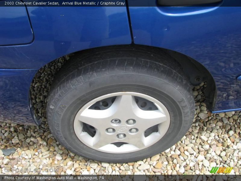 Arrival Blue Metallic / Graphite Gray 2003 Chevrolet Cavalier Sedan