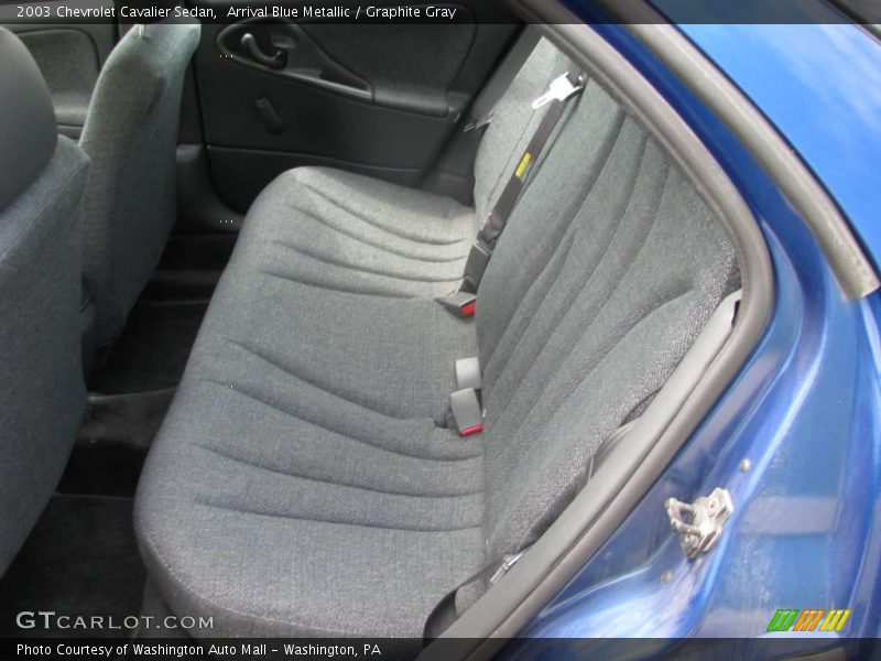 Arrival Blue Metallic / Graphite Gray 2003 Chevrolet Cavalier Sedan