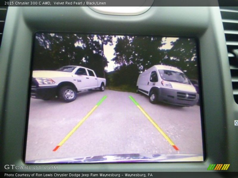 Velvet Red Pearl / Black/Linen 2015 Chrysler 300 C AWD