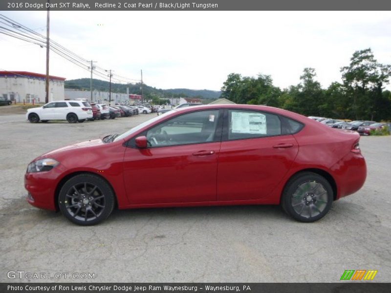 Redline 2 Coat Pearl / Black/Light Tungsten 2016 Dodge Dart SXT Rallye