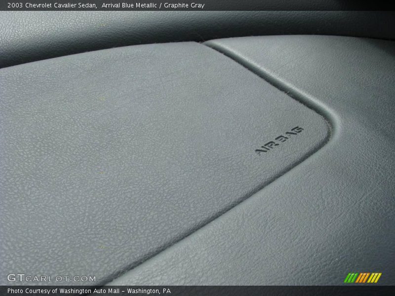 Arrival Blue Metallic / Graphite Gray 2003 Chevrolet Cavalier Sedan