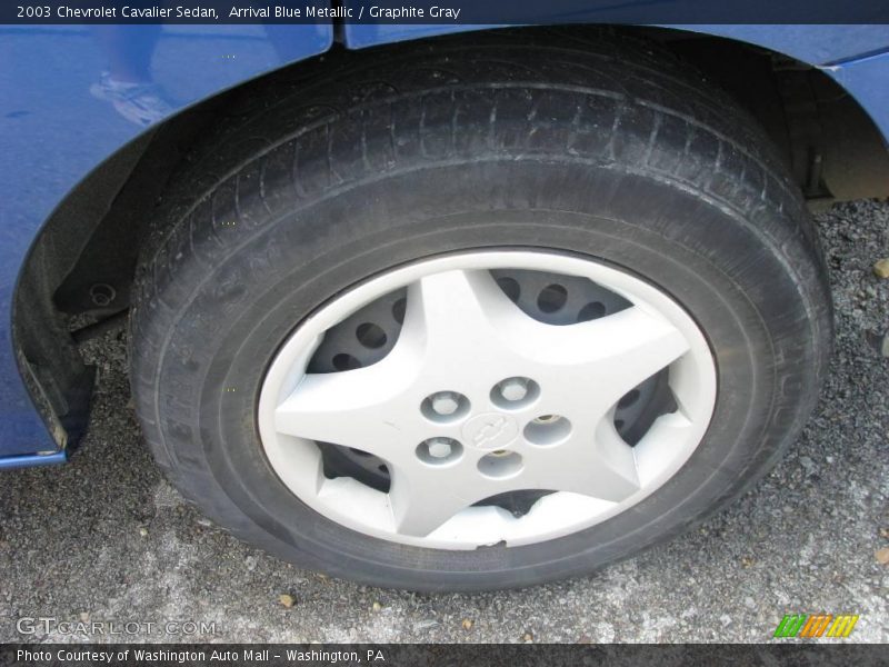Arrival Blue Metallic / Graphite Gray 2003 Chevrolet Cavalier Sedan