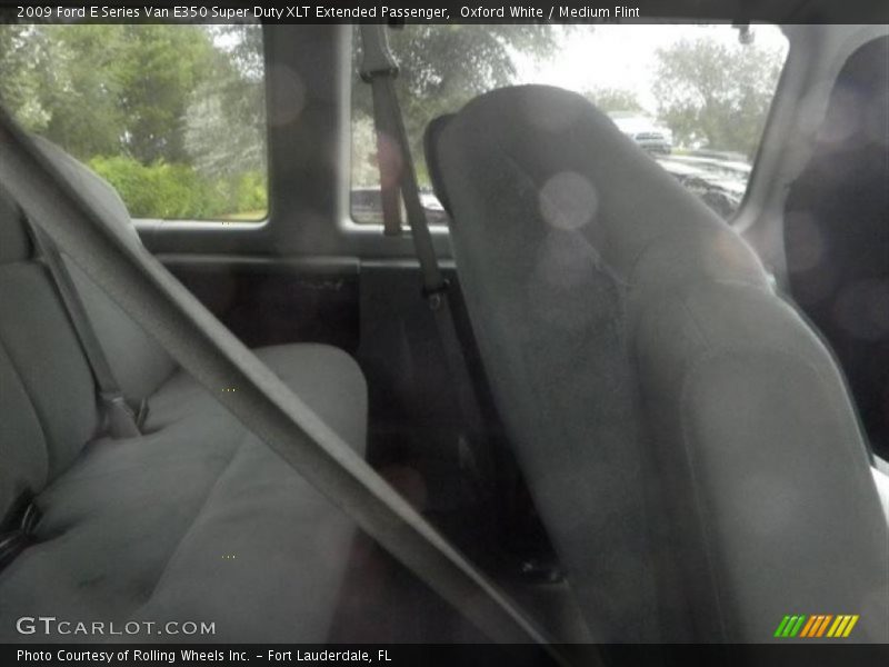 Oxford White / Medium Flint 2009 Ford E Series Van E350 Super Duty XLT Extended Passenger
